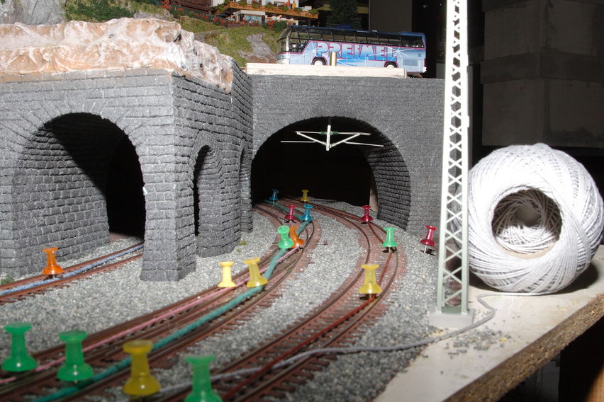 Sonderbau für den Tunnel.
Keywords: 2007;Oberleitung;Wendelsteig